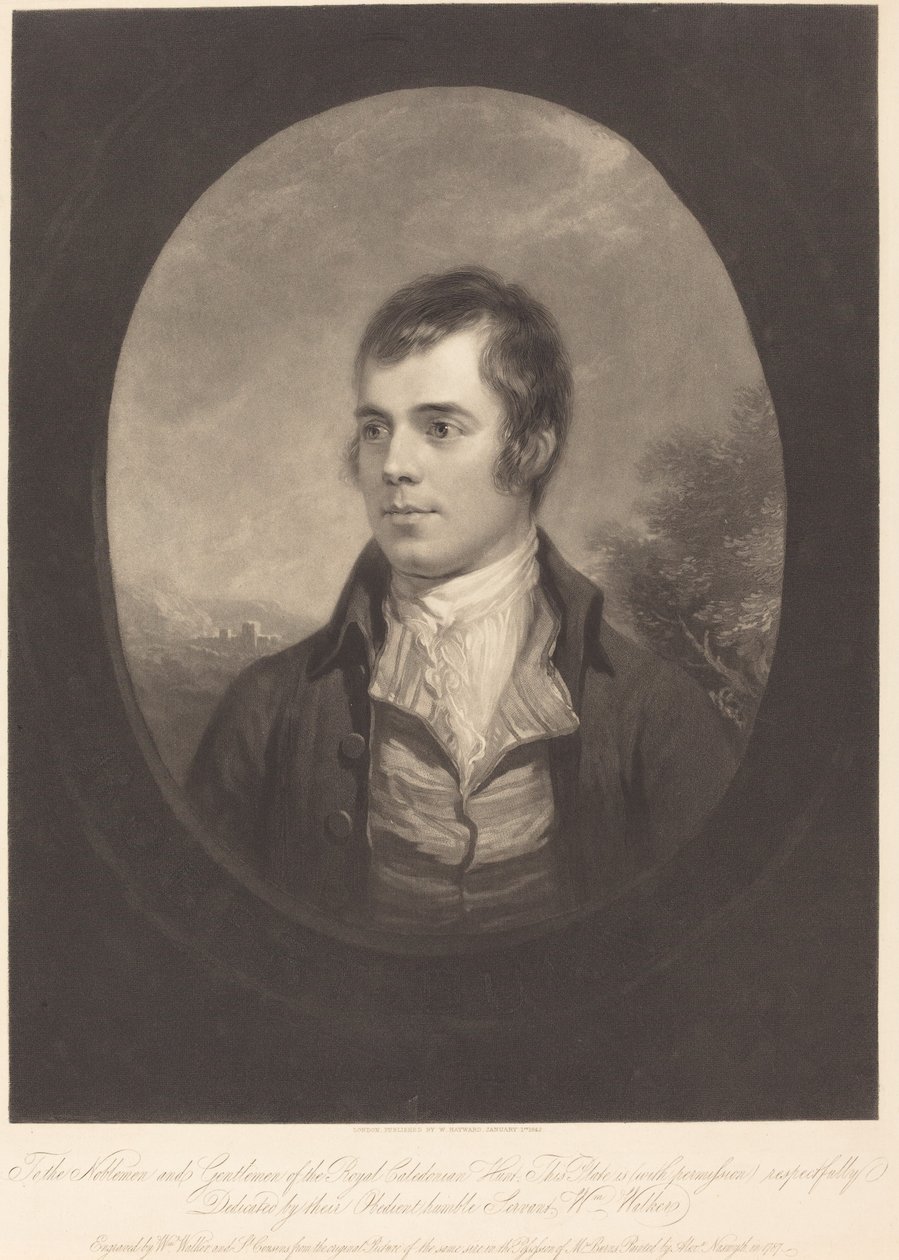 Robert yanıyor by William Walker and Samuel Cousins after Alexander Nasmyth