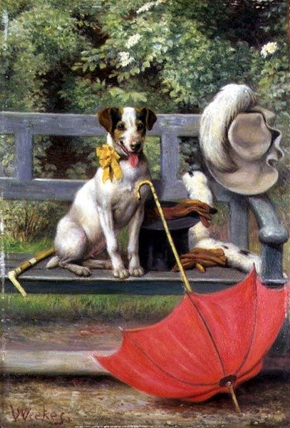 Neredeler? (paneldeki yağ) by William Weekes