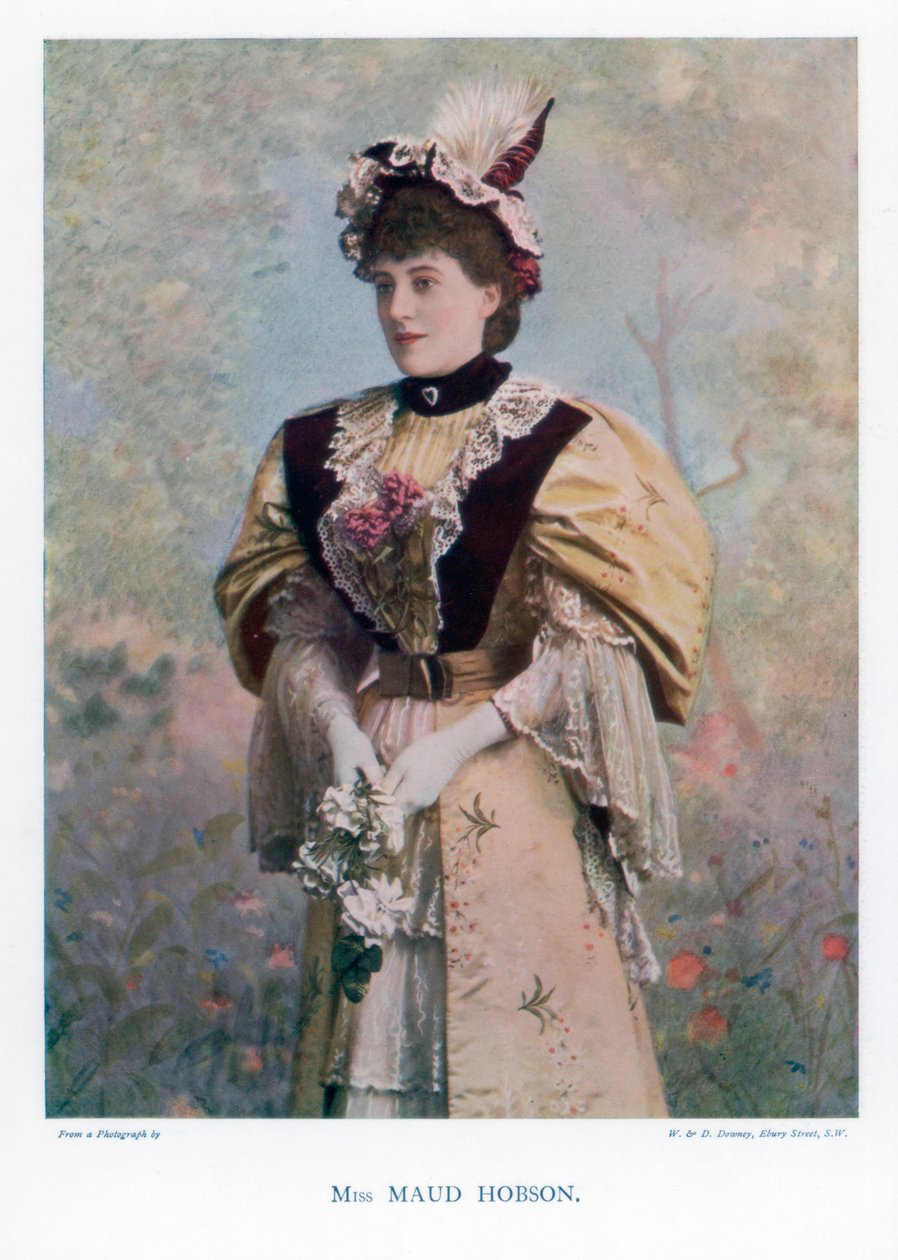 Maud Hobson, oyuncu, 1901. by William and Daniel Downey