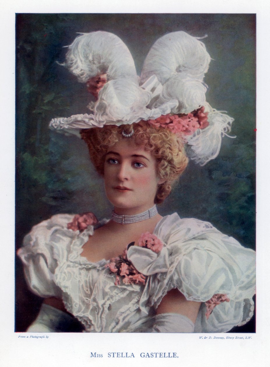Stella Gastelle, oyuncu, 1901. by William and Daniel Downey