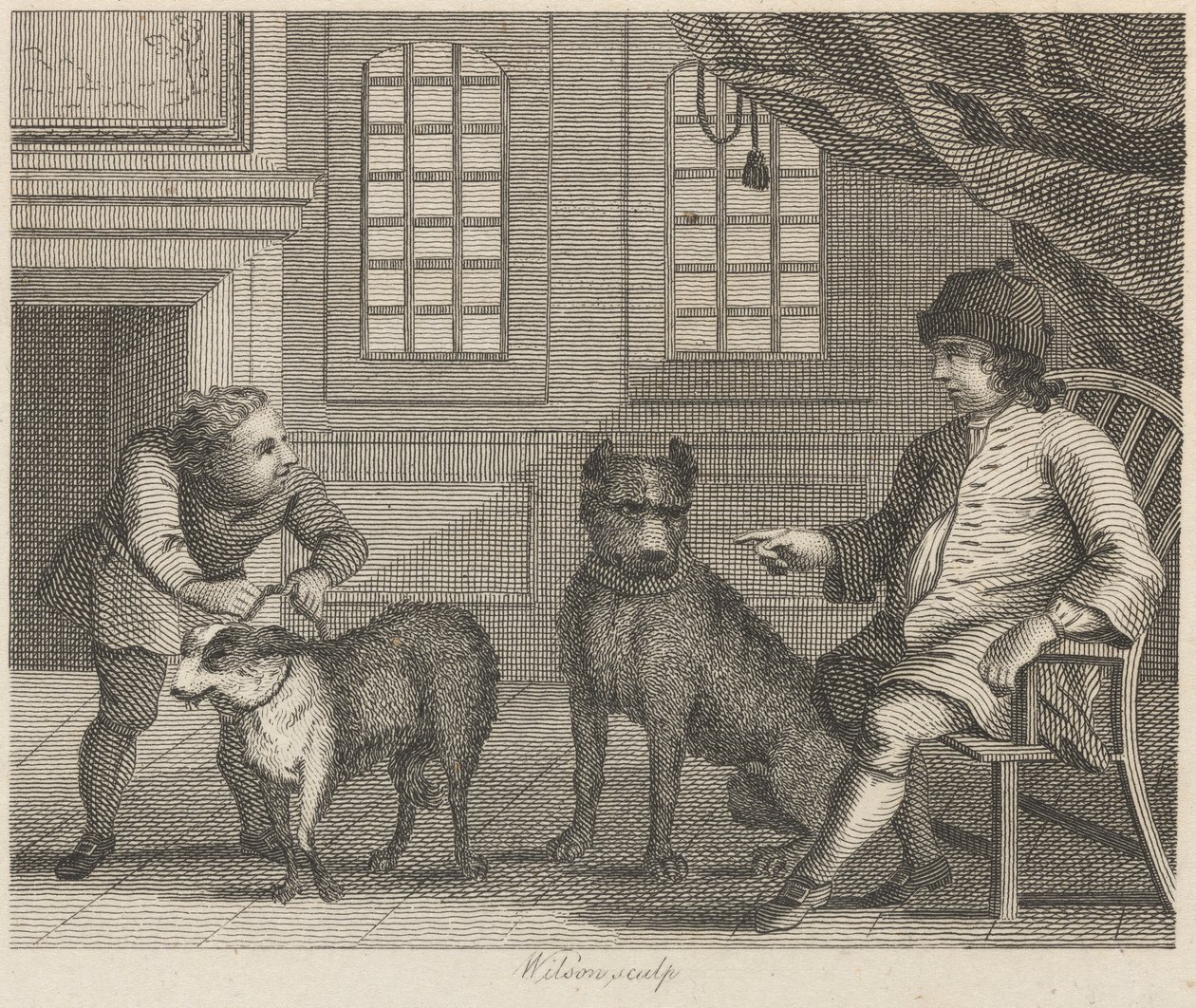 Cur ve Mastiff by Wilson