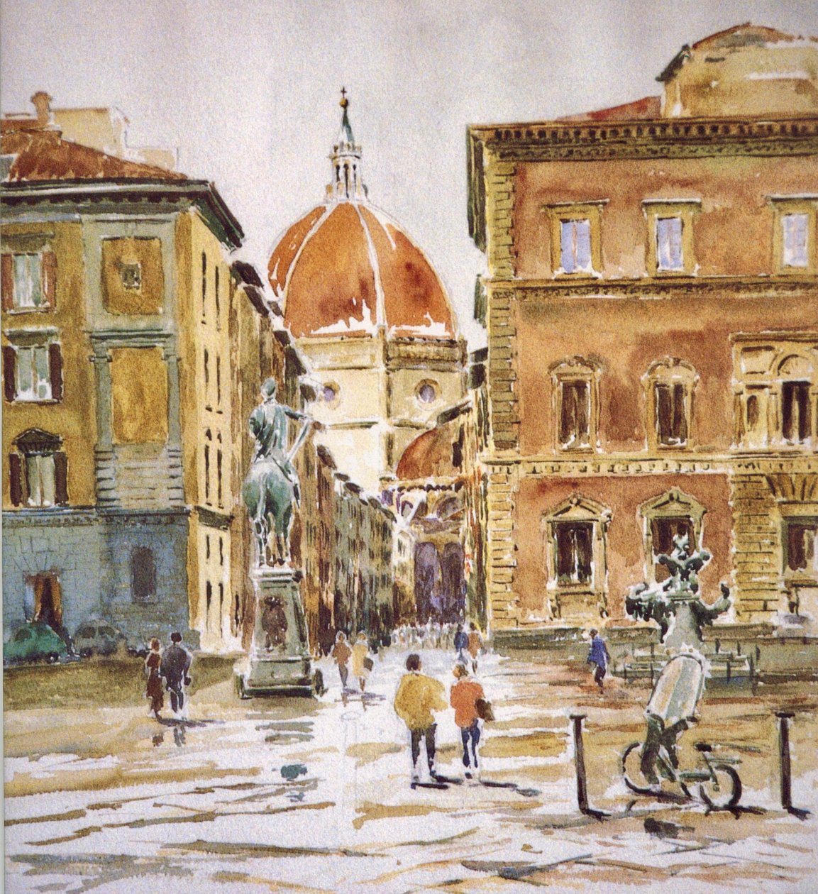 206 Piazza SS Annunziata, yağmur temizleme by Wilson Clive