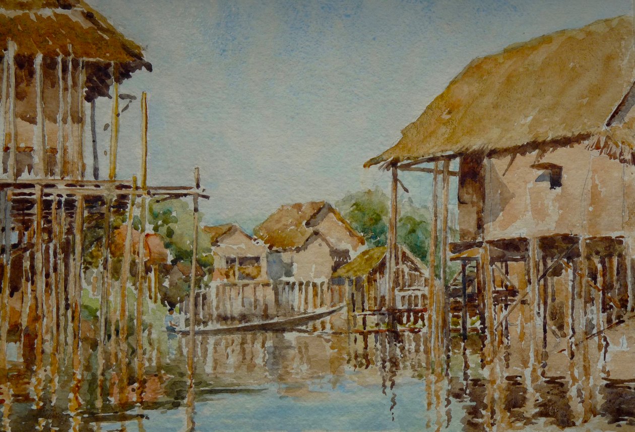 903 Pauk-Pa köyü (1), Inle Gölü by Wilson Clive