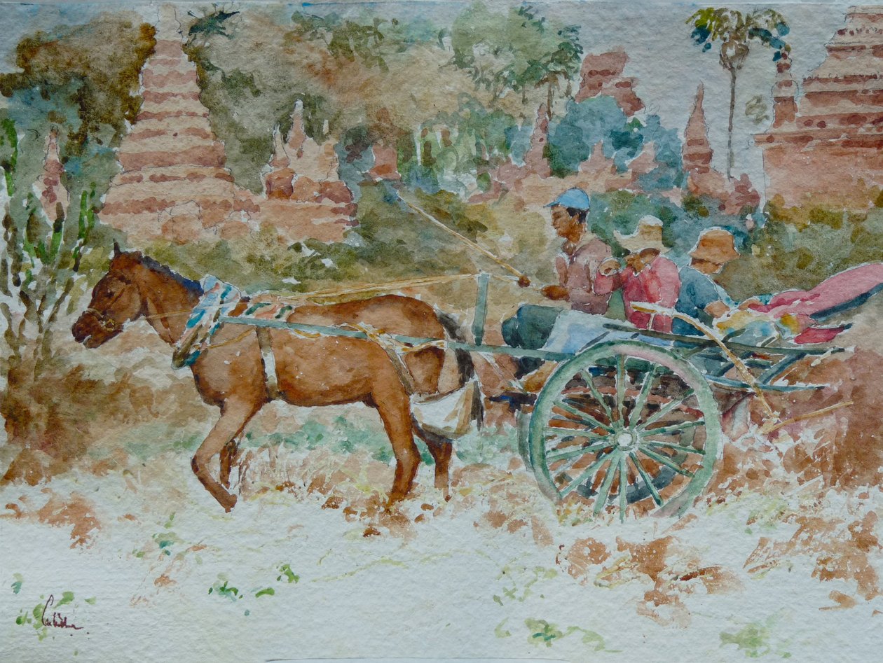 924 Tapınaklarda bir gezinti, Bagan by Wilson Clive