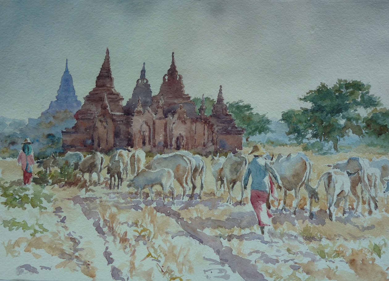 928 Bagan, eve doğru gütme by Wilson Clive