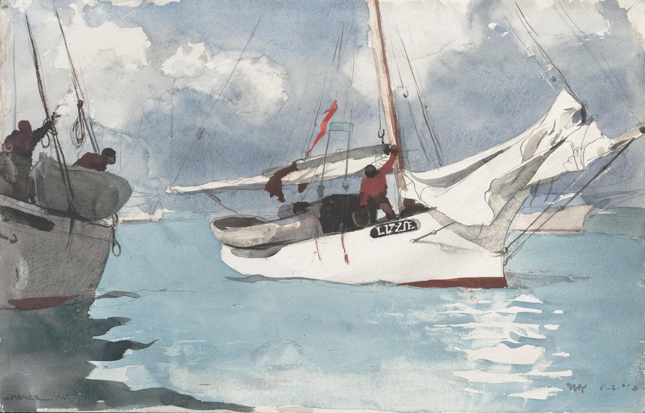 Balıkçı Tekneleri, Key West by Winslow Homer