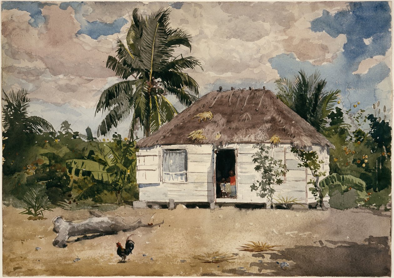 Yerli Kulübeler by Winslow Homer