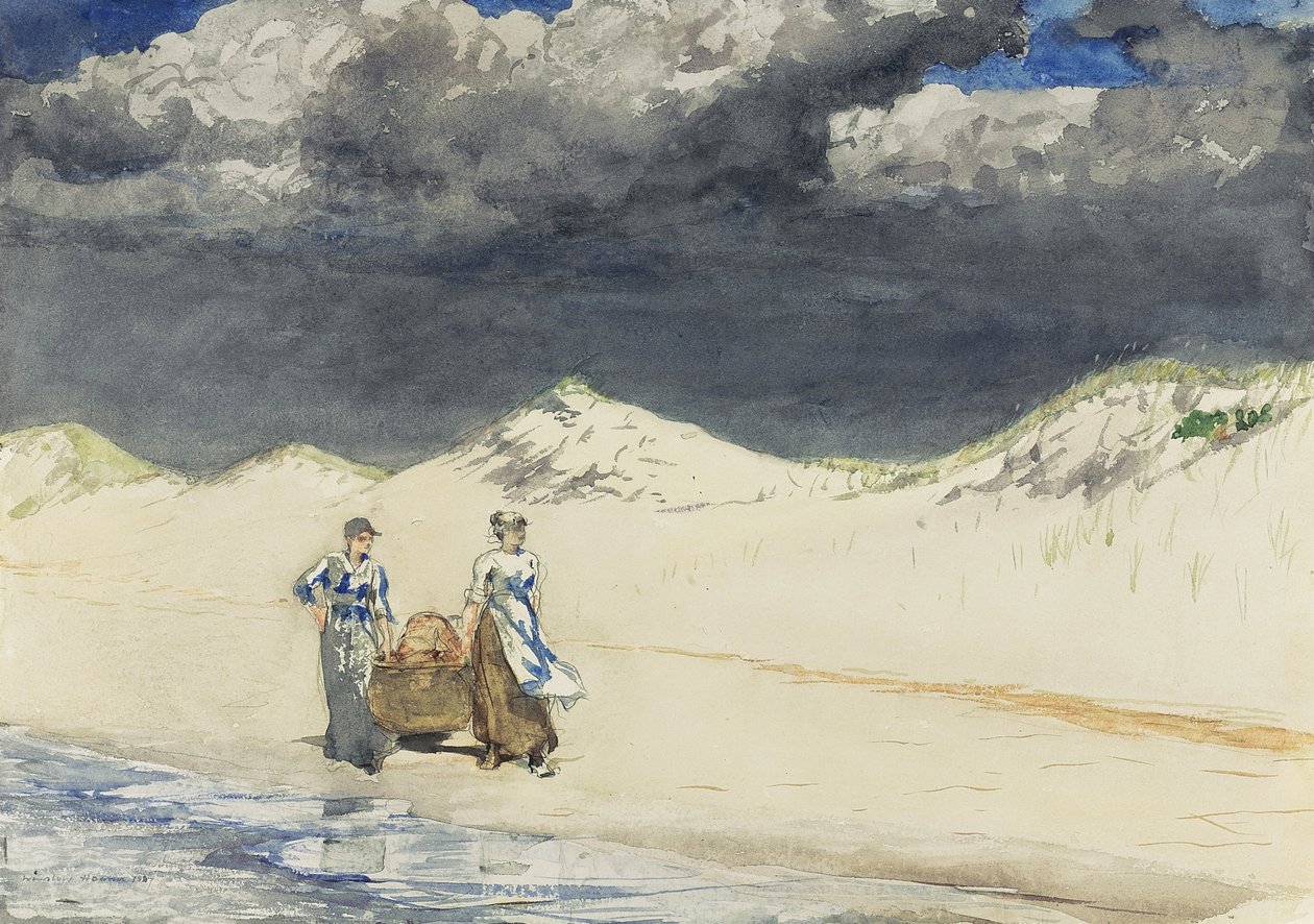 kum ve gökyüzü by Winslow Homer