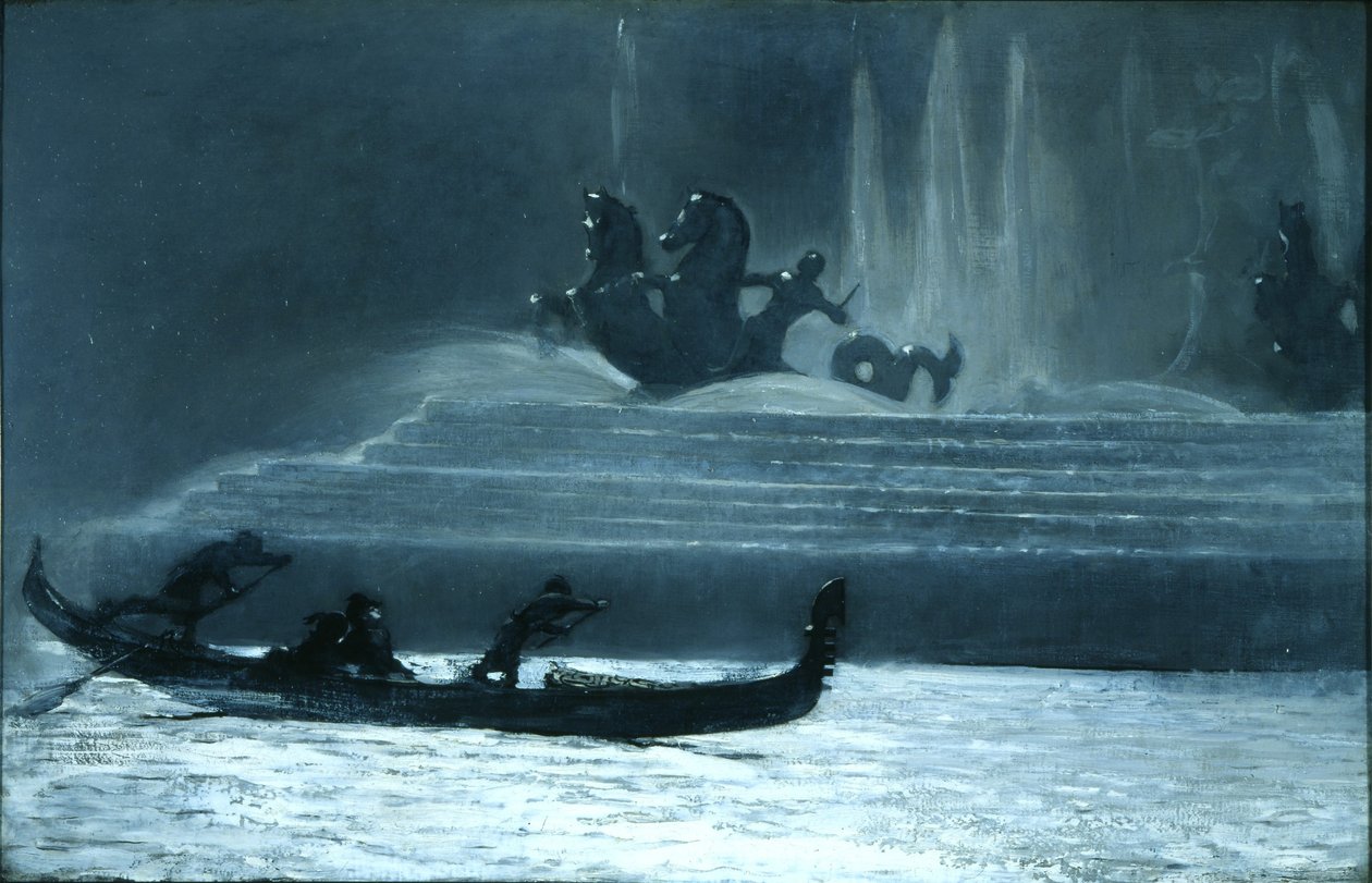 Gece Fıskiyeleri, Dünyalar Kolomb Sergisi by Winslow Homer
