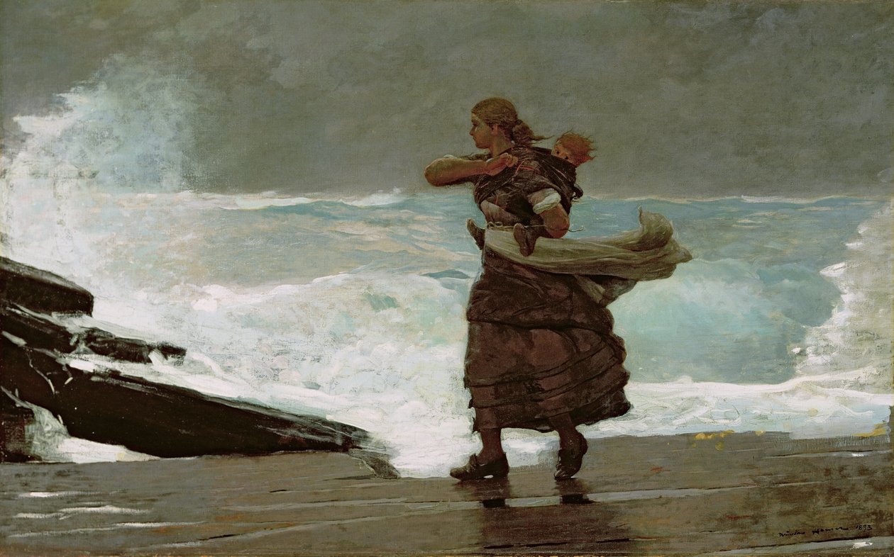 fırtına by Winslow Homer