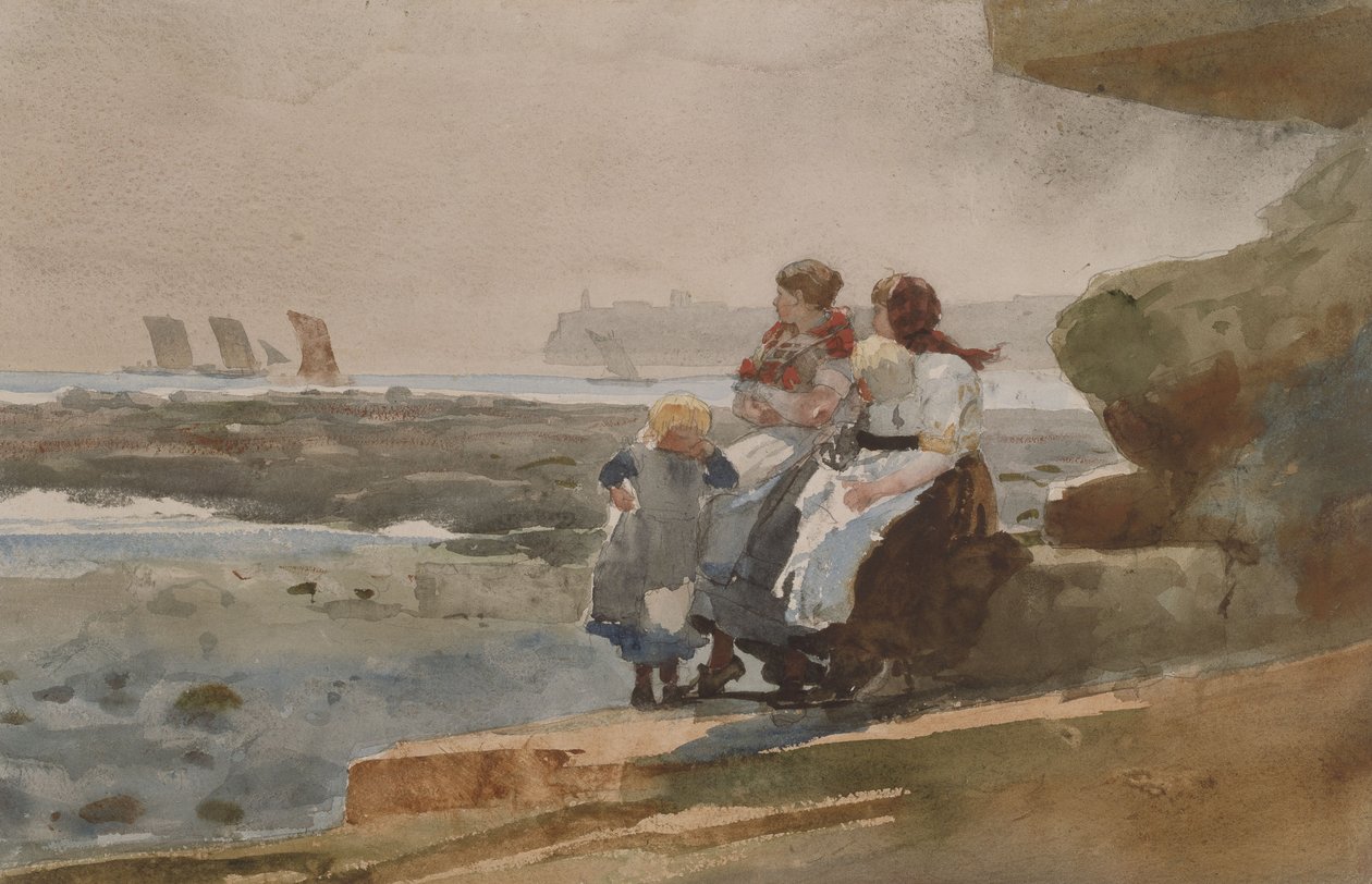 Uçurumun Altında, Cullercoats by Winslow Homer