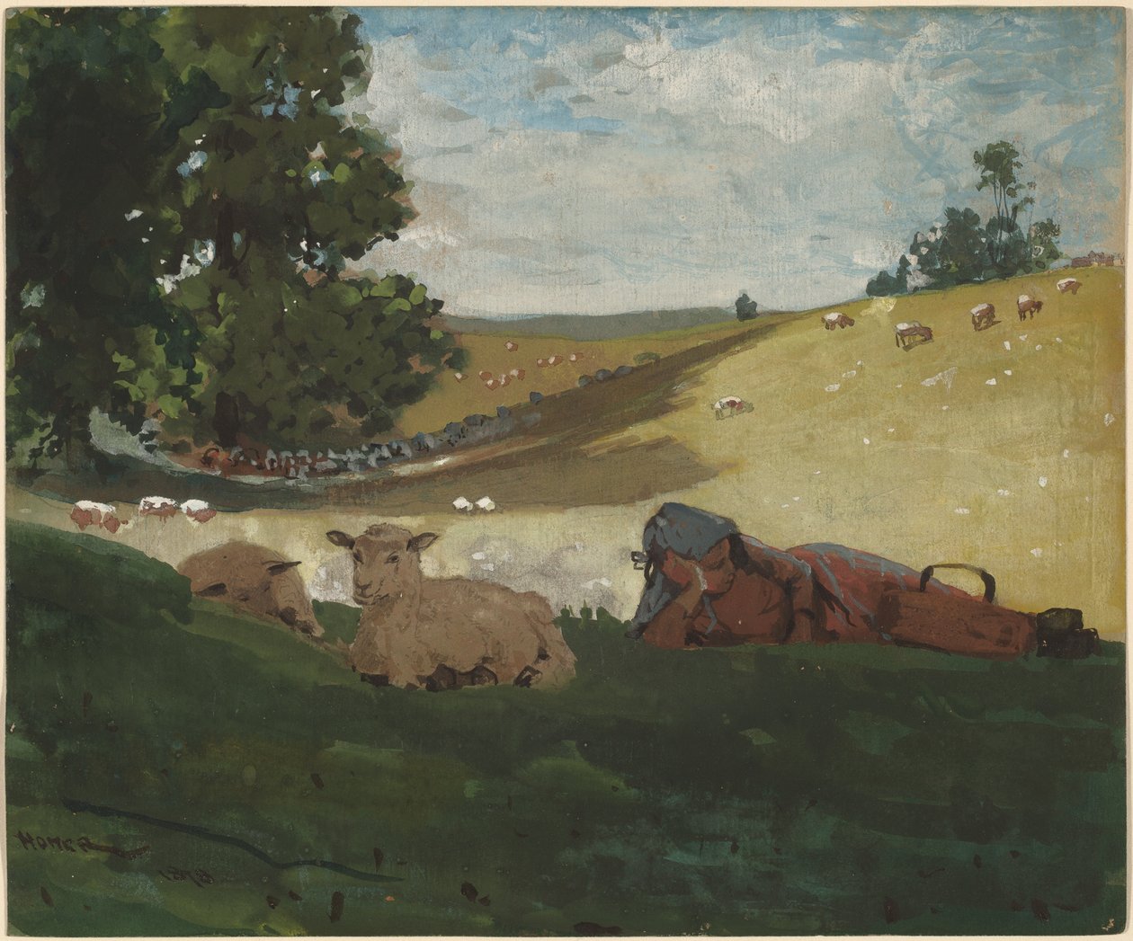 Sıcak Öğleden Sonra (Çoban) by Winslow Homer