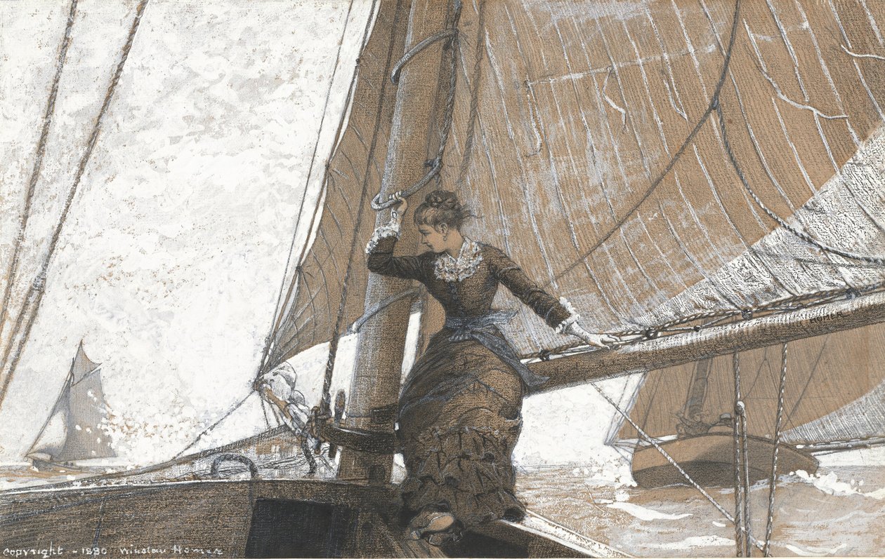 yatçı kız by Winslow Homer