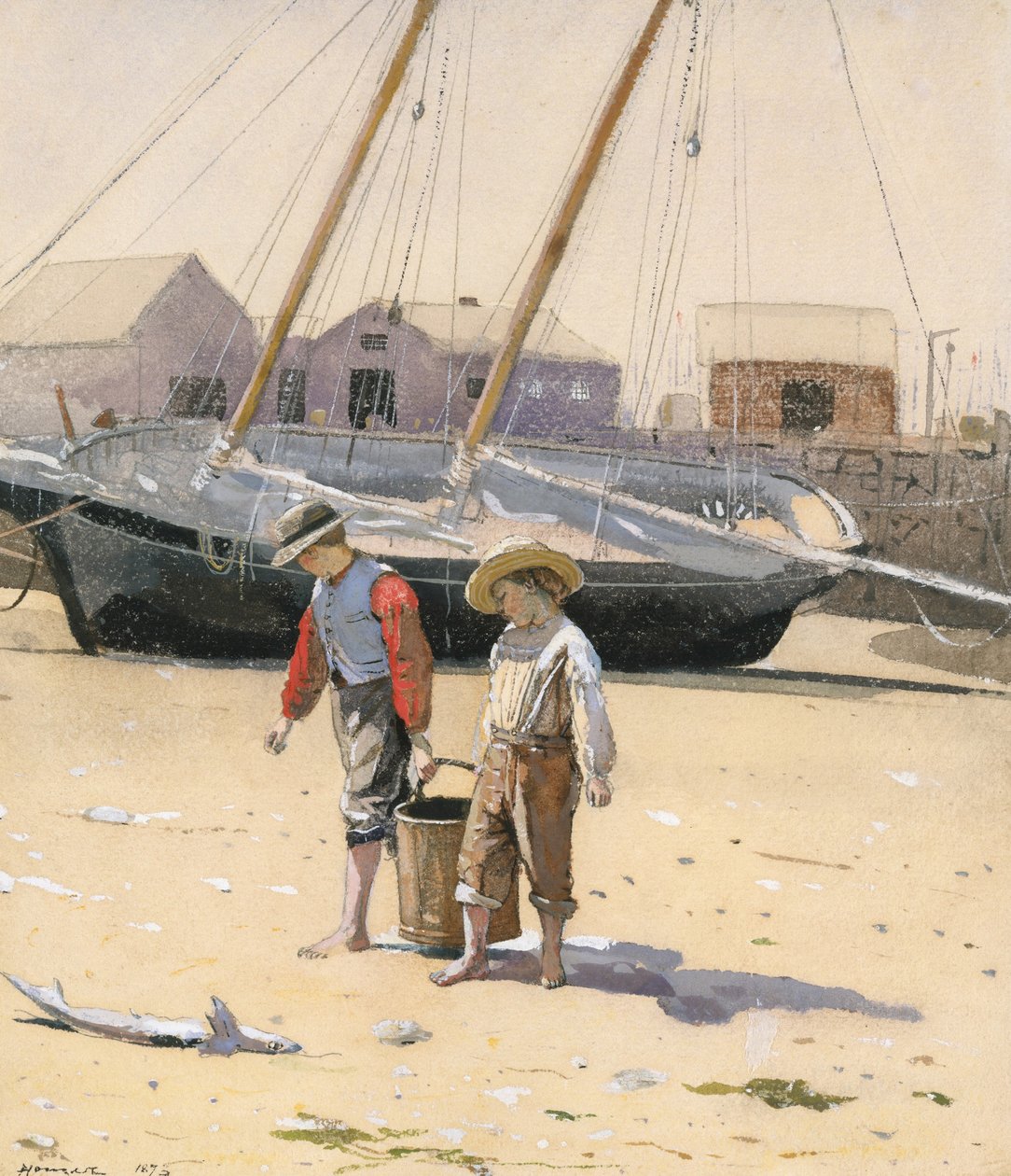 İstiridye Sepeti by Winslow Homer