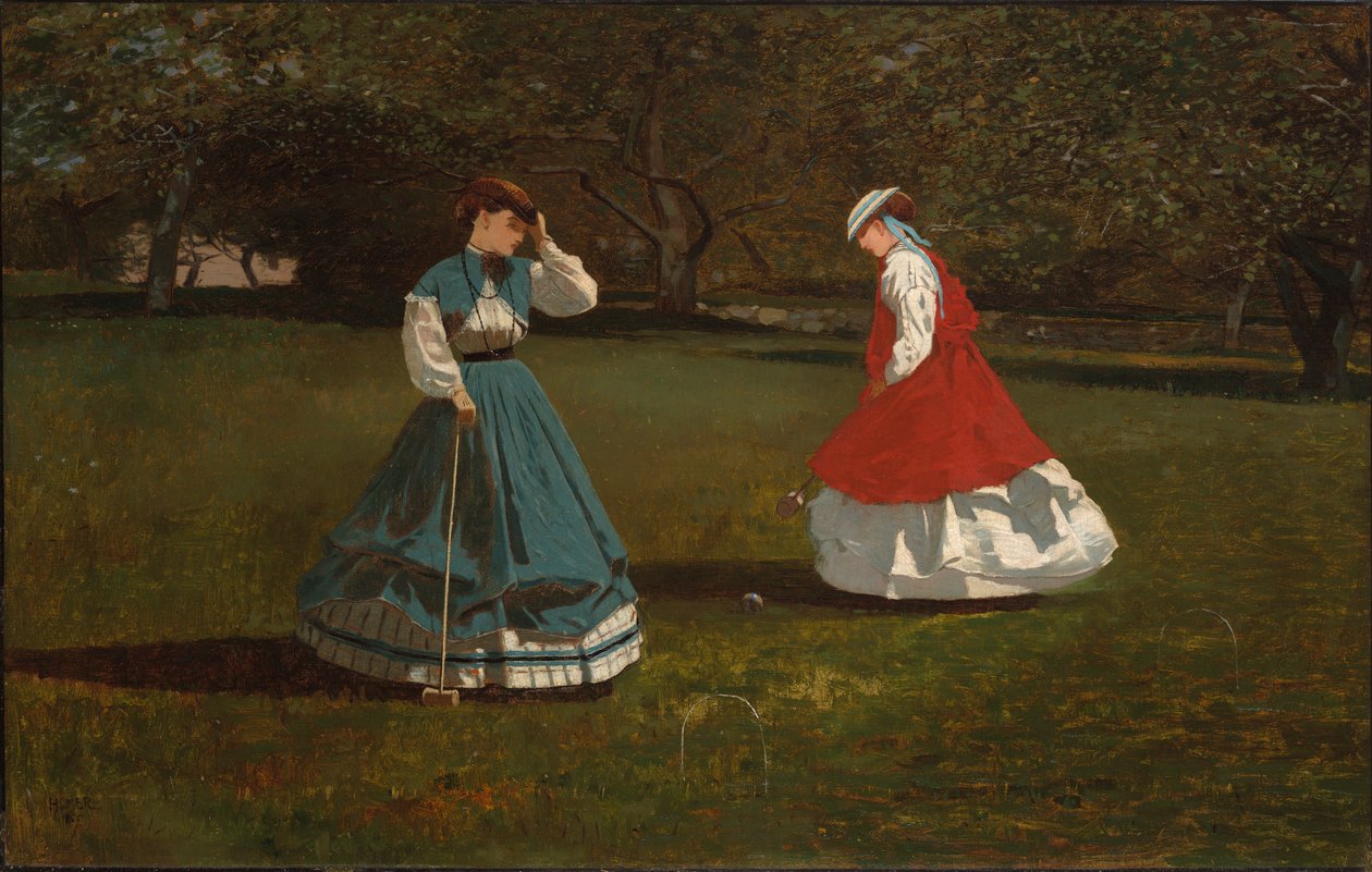 Bir Kroket Oyunu by Winslow Homer