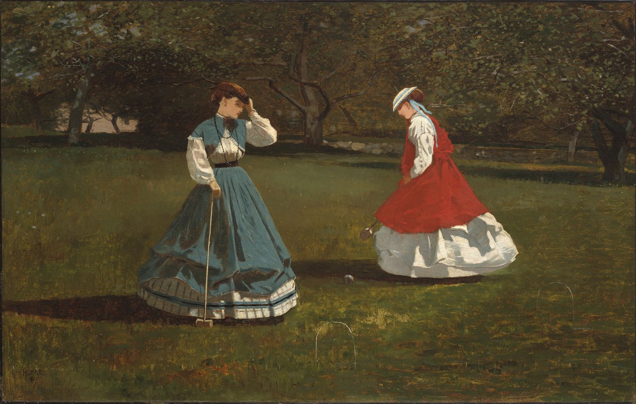 Bir Kroket Oyunu by Winslow Homer