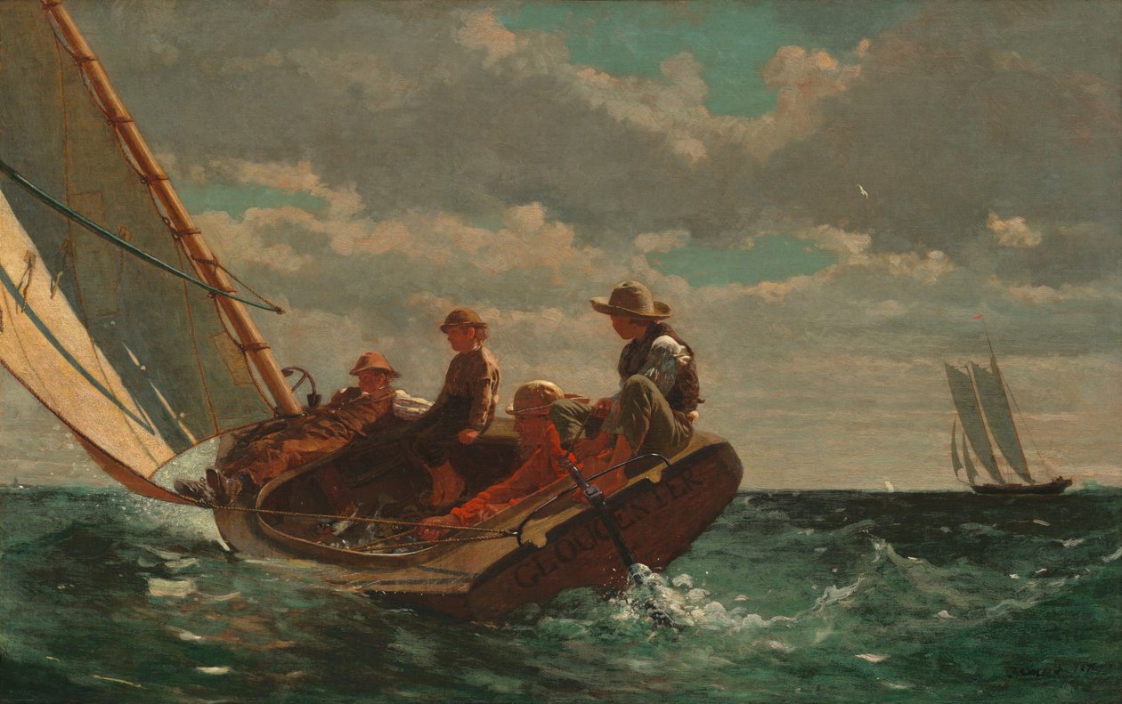 Breezing Up (Adil Rüzgar) by Winslow Homer