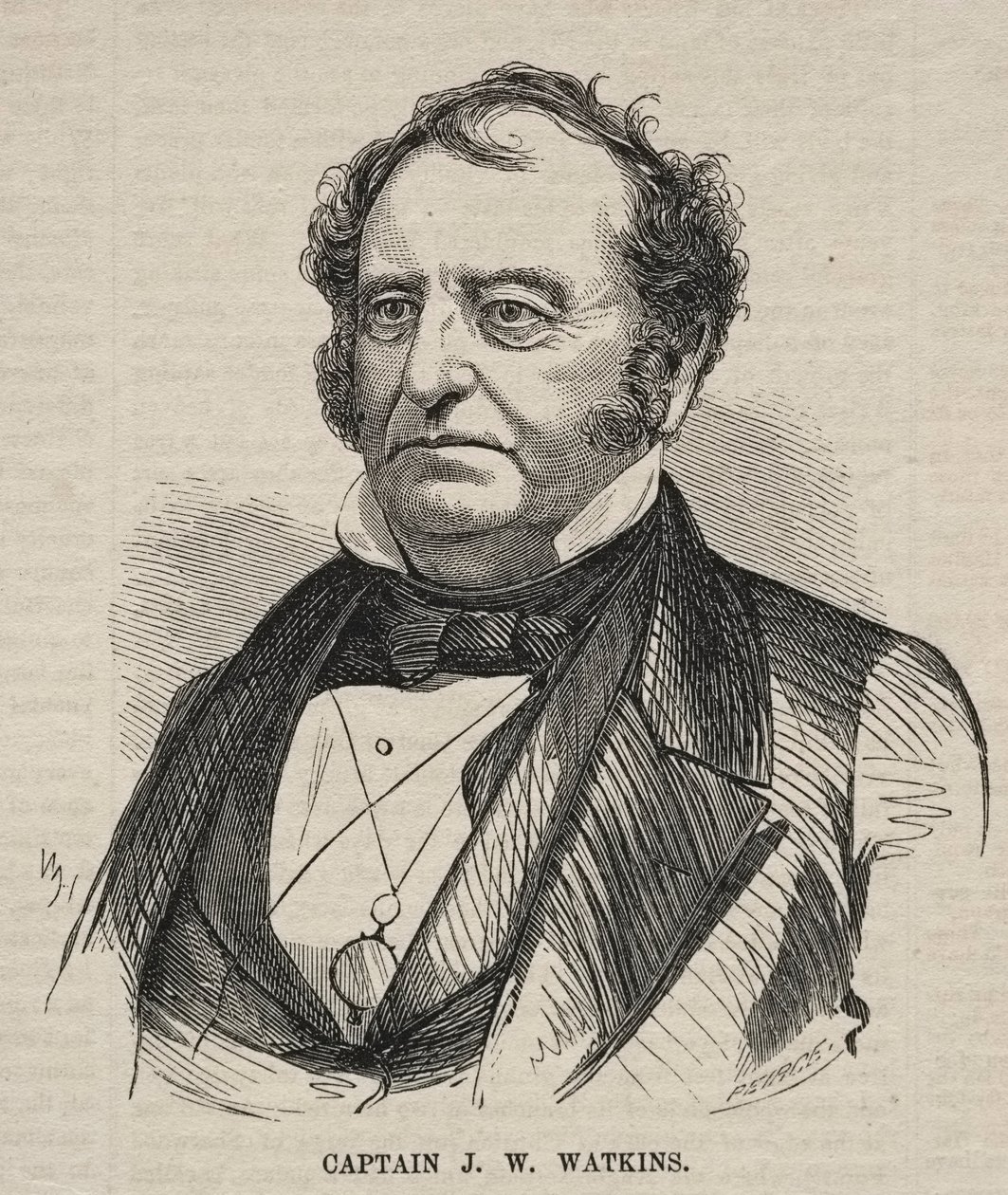 Kaptan JW Watkins, 1857. by Winslow Homer