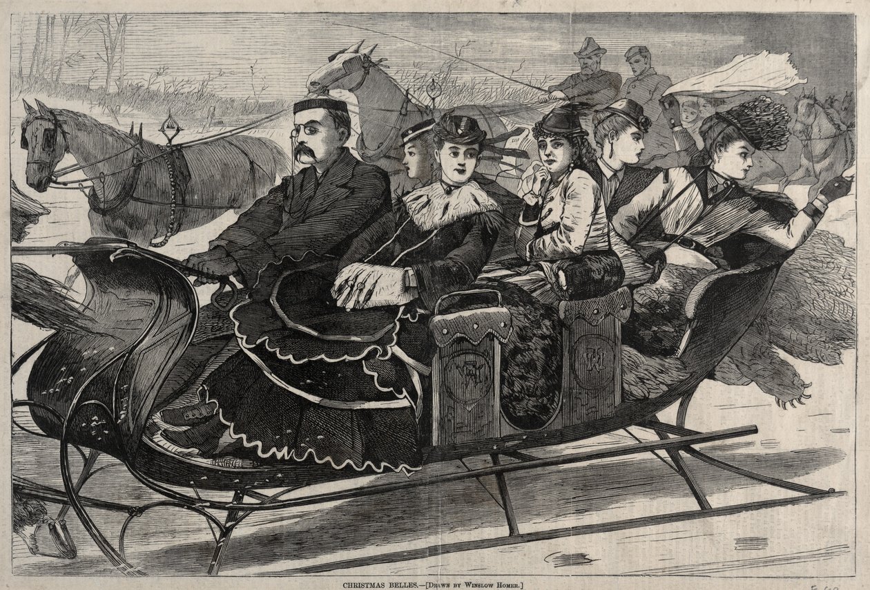Noel Çanları, 1869. by Winslow Homer