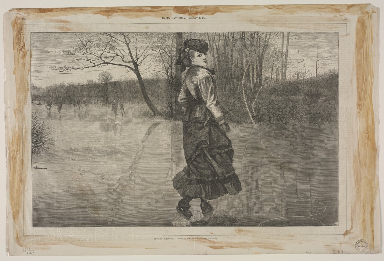 Bir Şekil Kesme, 1871. by Winslow Homer