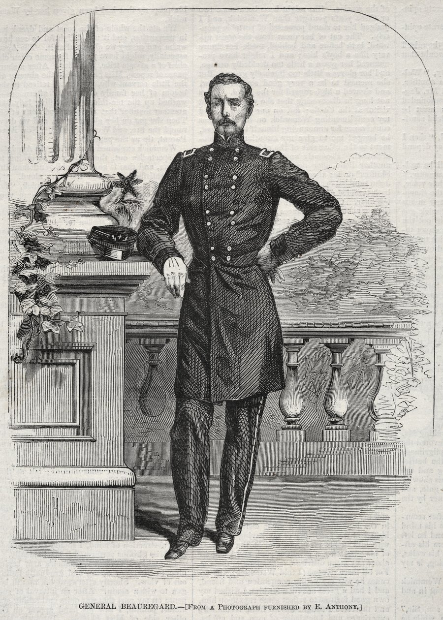 Genel Beauregard, 1861. by Winslow Homer