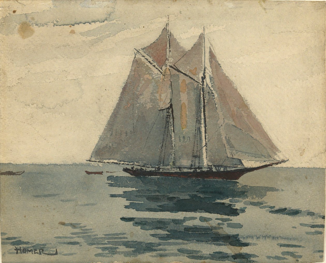 gloucester gulet by Winslow Homer