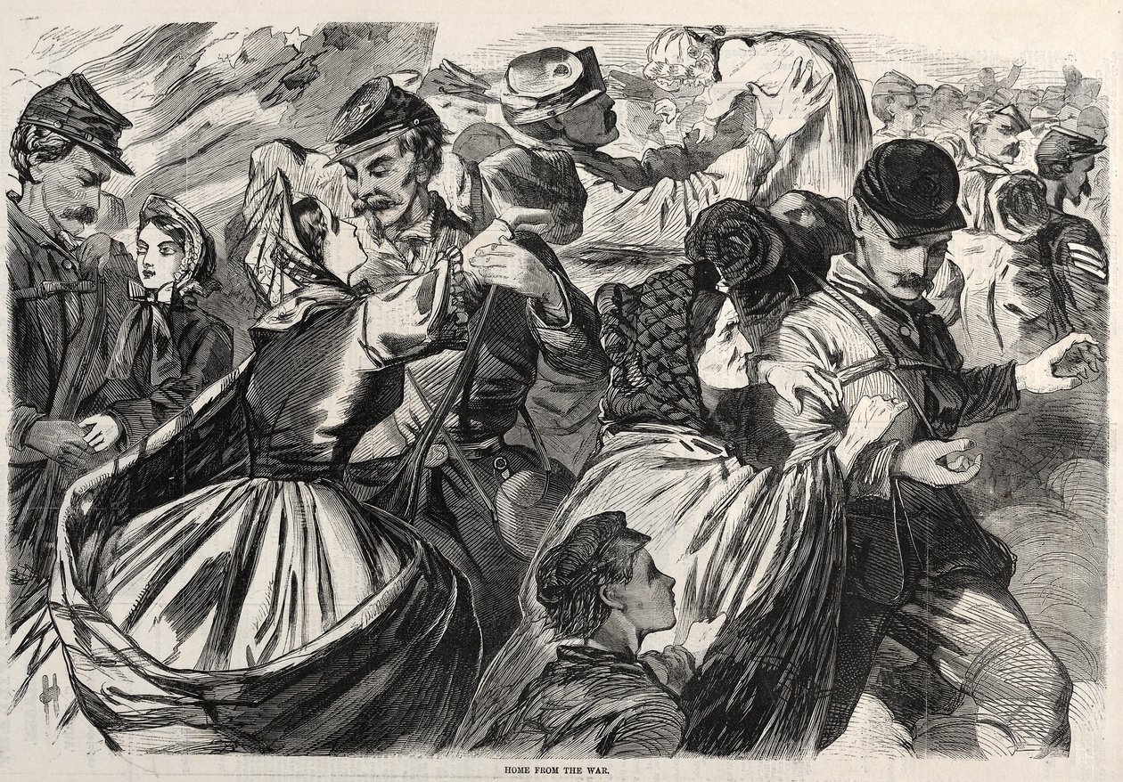 Savaştan kalma ev, 1863. by Winslow Homer