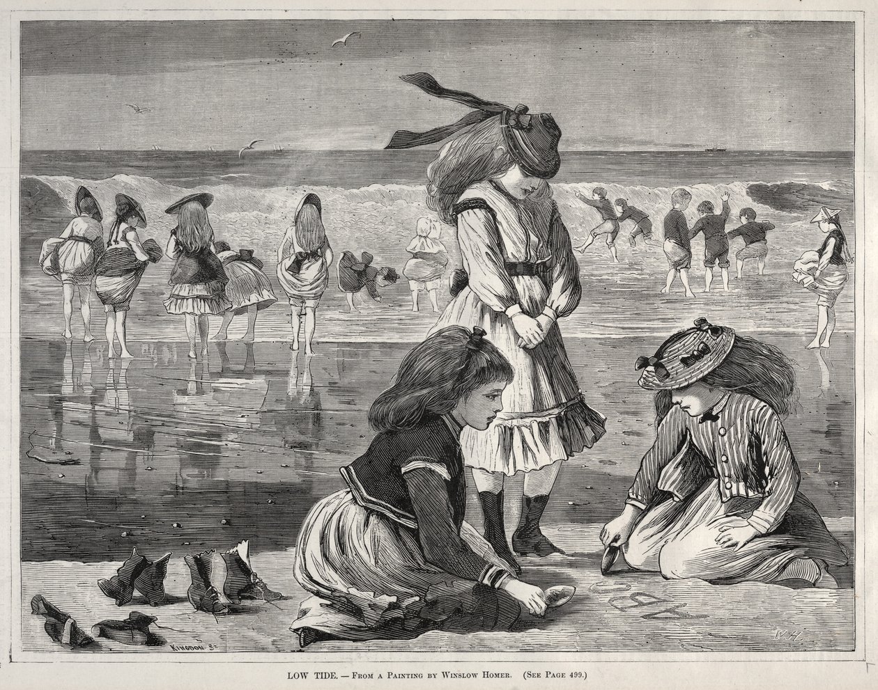 Alçak Gelgit, 1870. by Winslow Homer