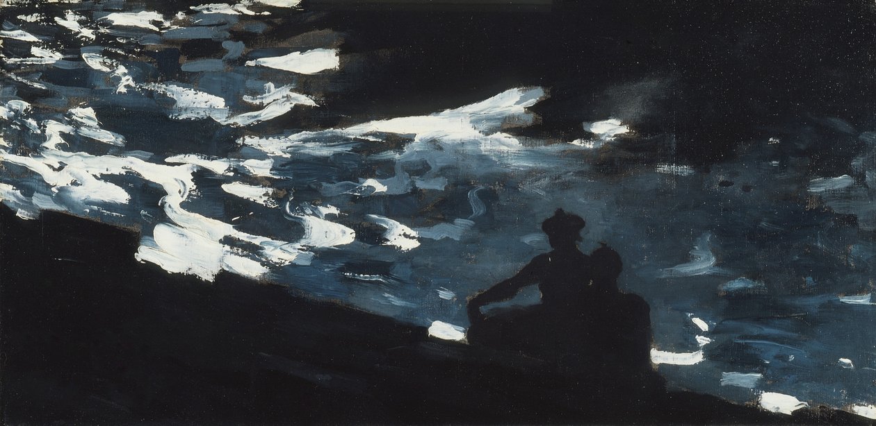 Su Üzerinde Ay Işığı, 1906 dolayları by Winslow Homer