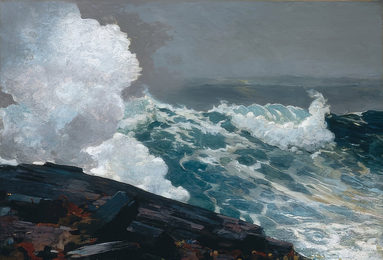 Kuzeydoğu Rüzgarı / Kuzeydoğu. 1895, gözden geçirilmiş 1901 by Winslow Homer