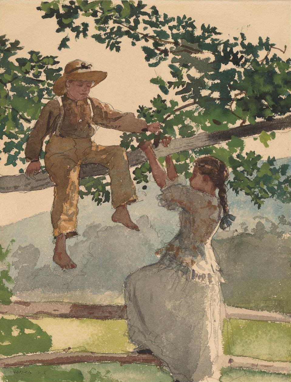 Çitte, 1878. by Winslow Homer