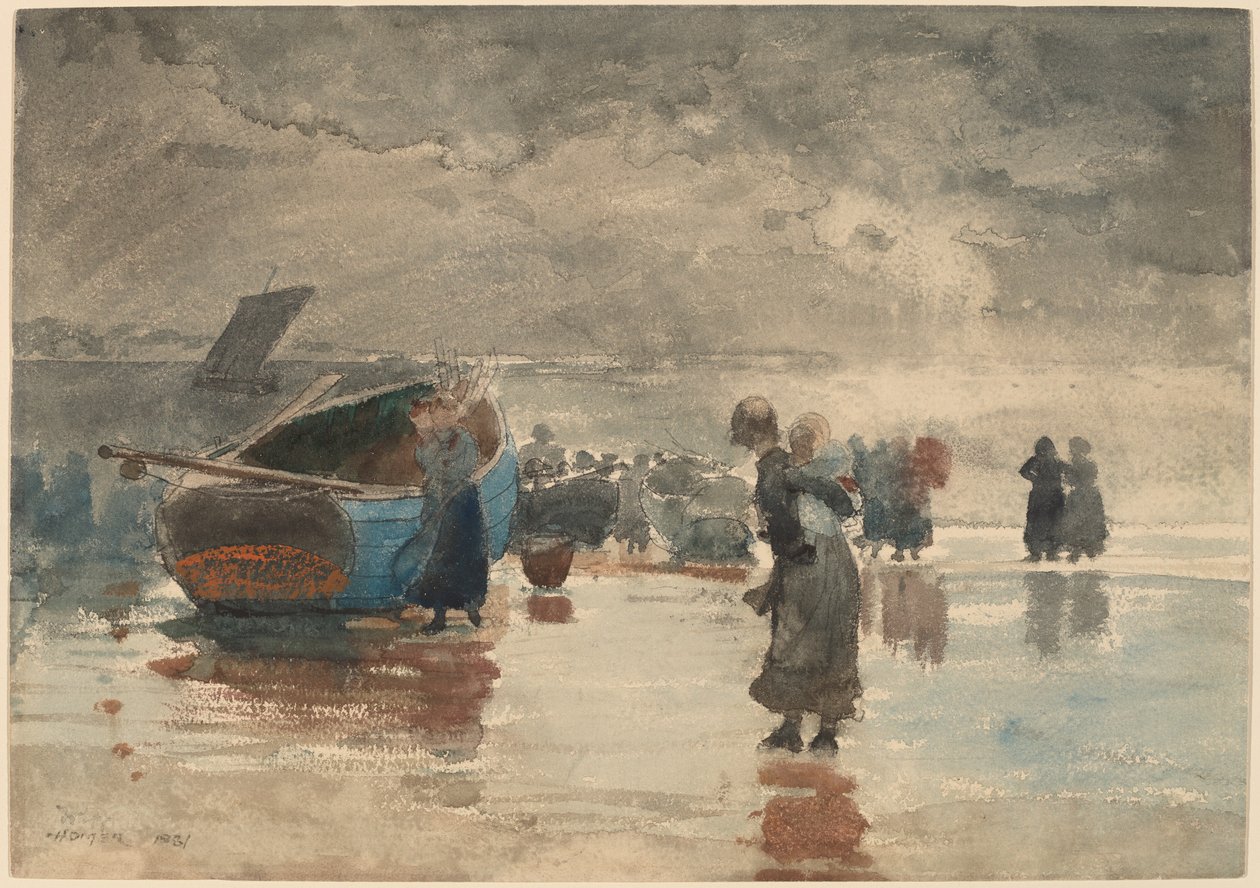 kumlarda by Winslow Homer