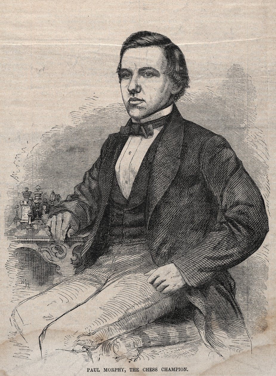 Paul Morphy, Satranç Şampiyonu, 1859. by Winslow Homer