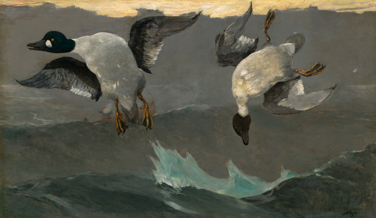 Sağ ve Sol, 1909. by Winslow Homer