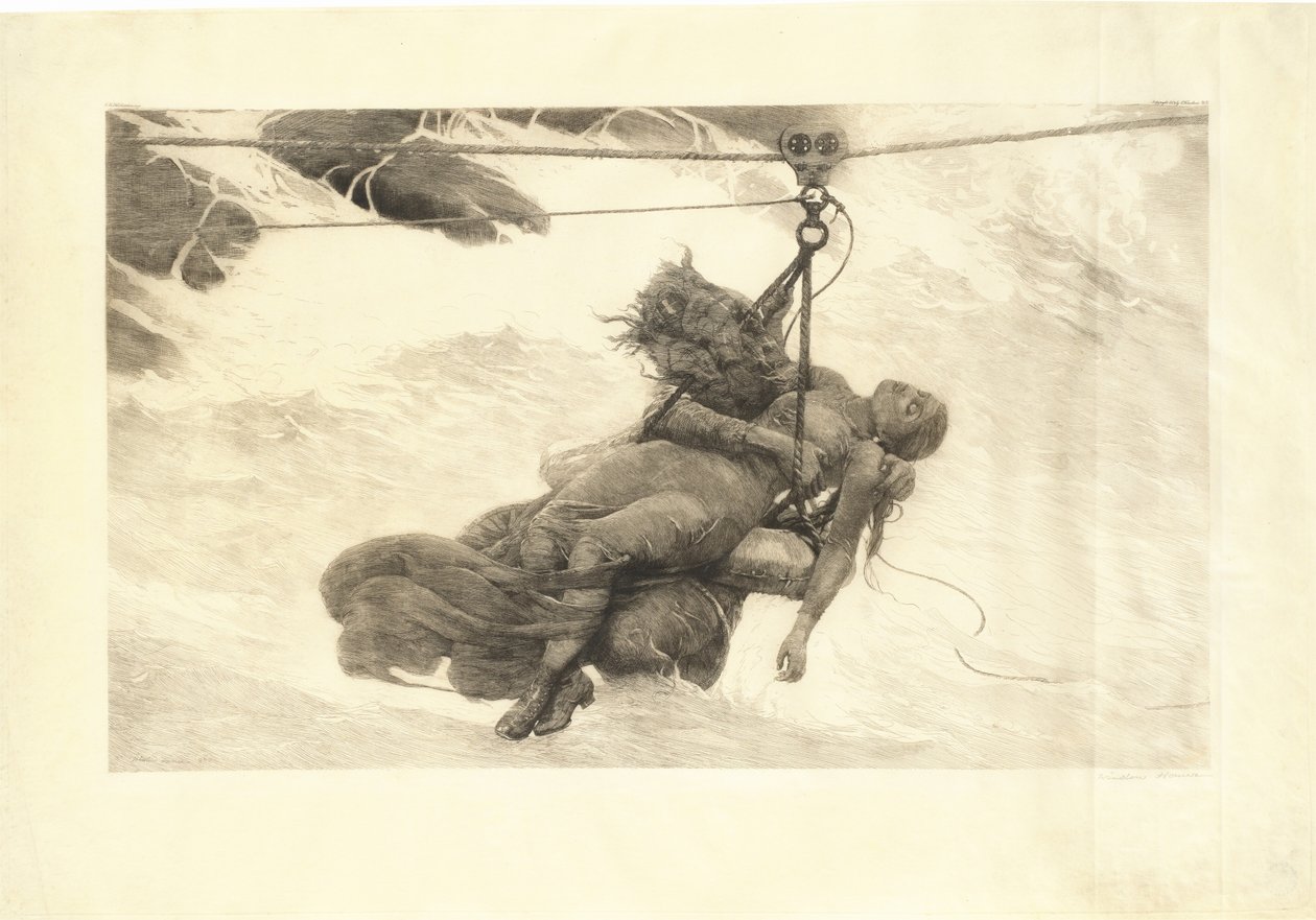 Kaydedildi, 1889. by Winslow Homer
