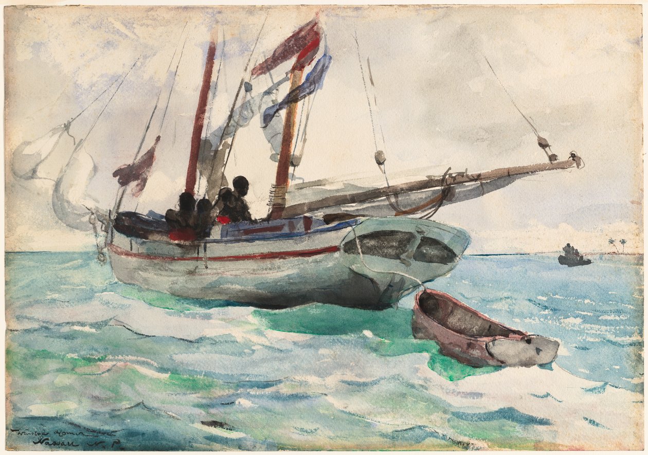 Gulet - Nassau by Winslow Homer