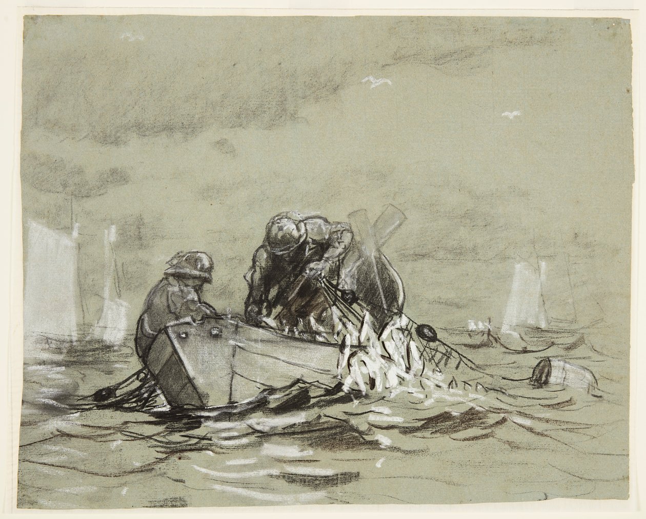 "Herring Net" Çalışması by Winslow Homer