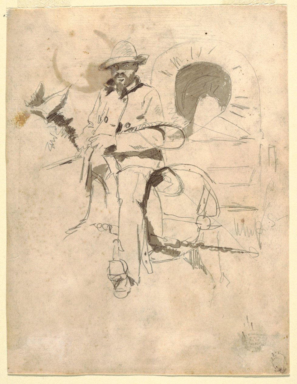 Bir Teamster Çalışması by Winslow Homer