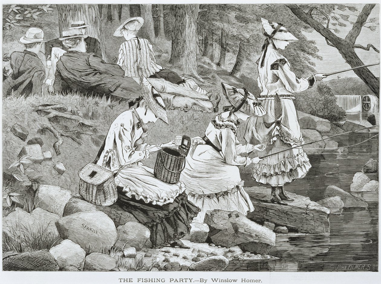 "Balıkçılık Partisi--" by Winslow Homer
