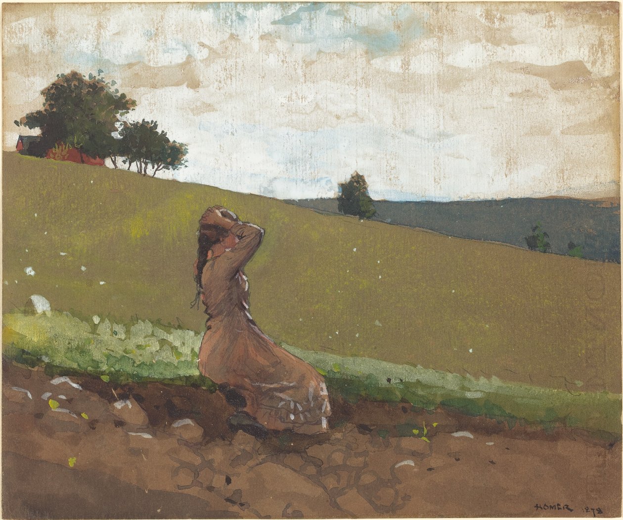 Yeşil Tepe, 1878. by Winslow Homer