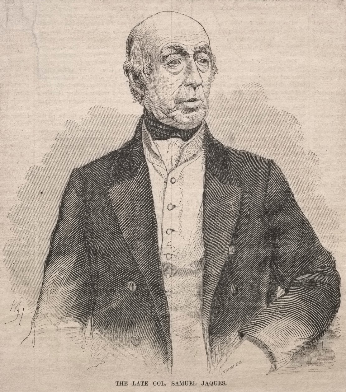 Geç Albay Samuel Jacques, 1859. by Winslow Homer