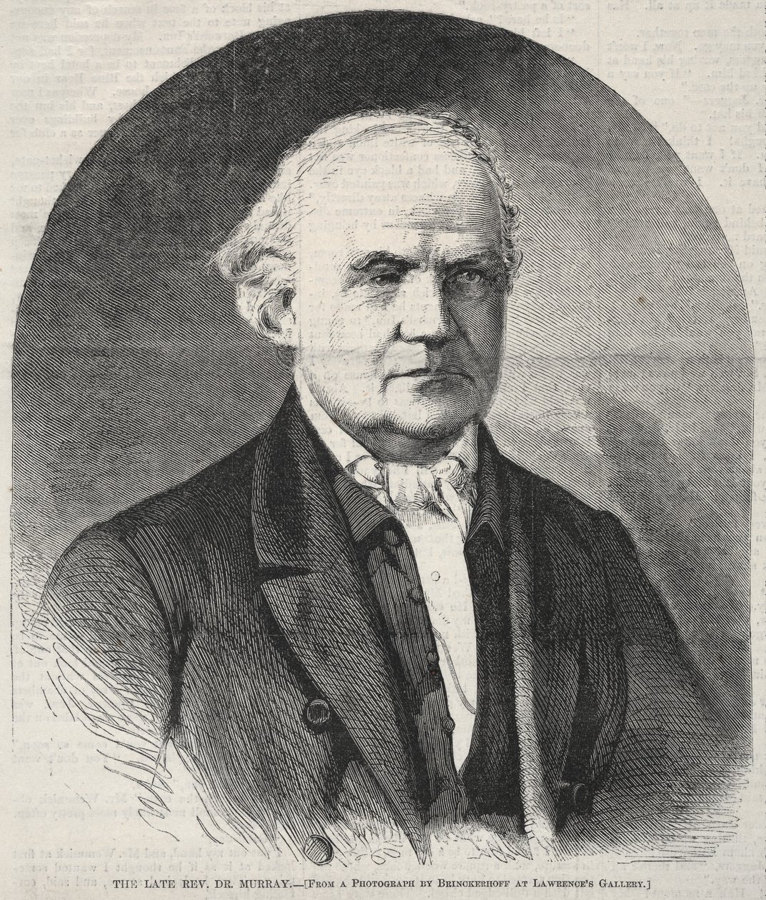 Geç Rev. Dr. Murray, 1861. by Winslow Homer