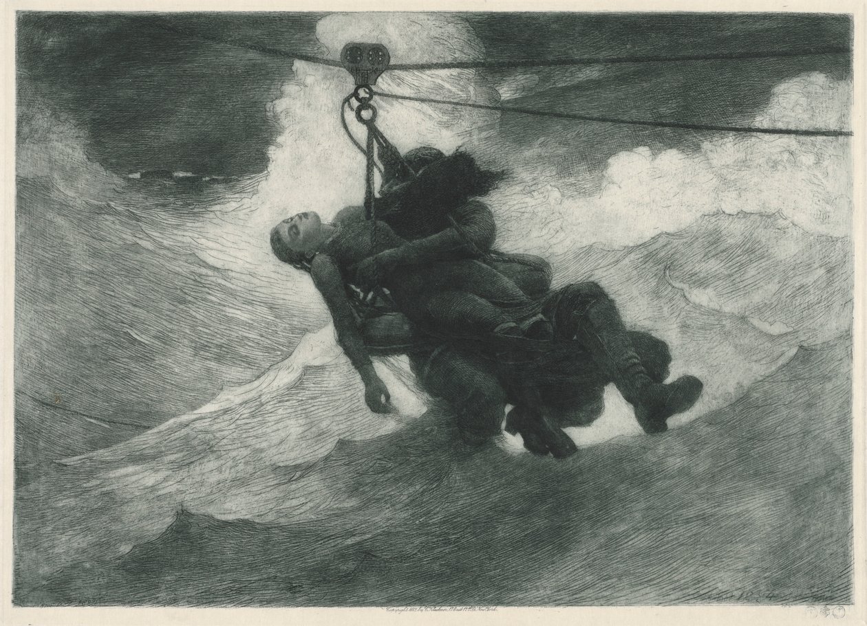 Yaşam Çizgisi, 1884. by Winslow Homer