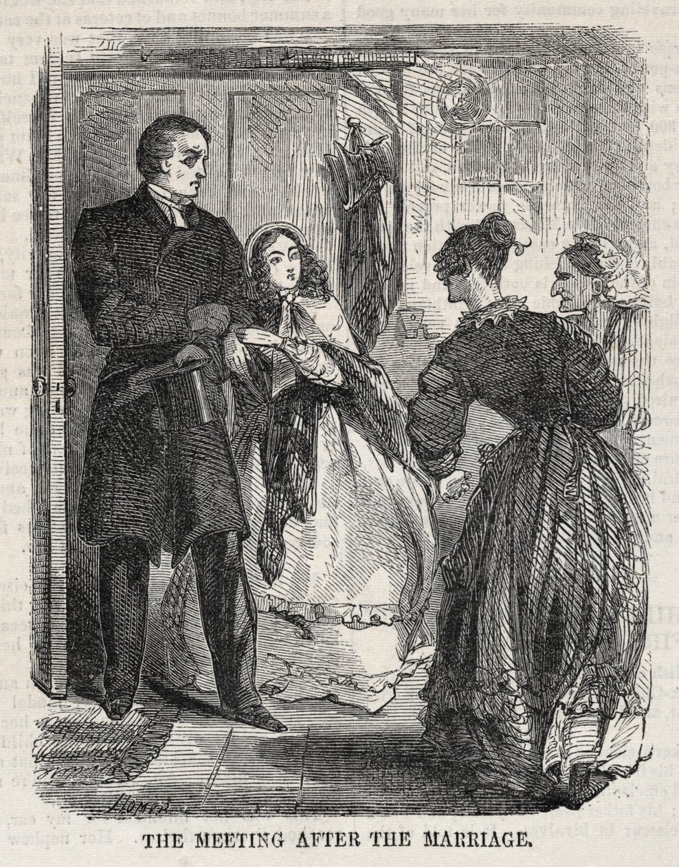 Evlilik Sonrası Toplantı, 1860. by Winslow Homer