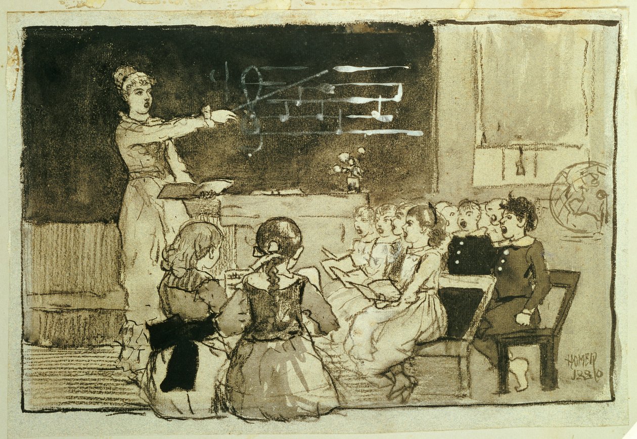 Müzik Dersi by Winslow Homer