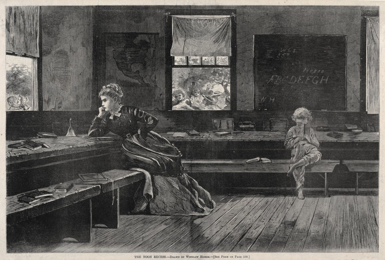 Öğle Tatili, 1873. by Winslow Homer