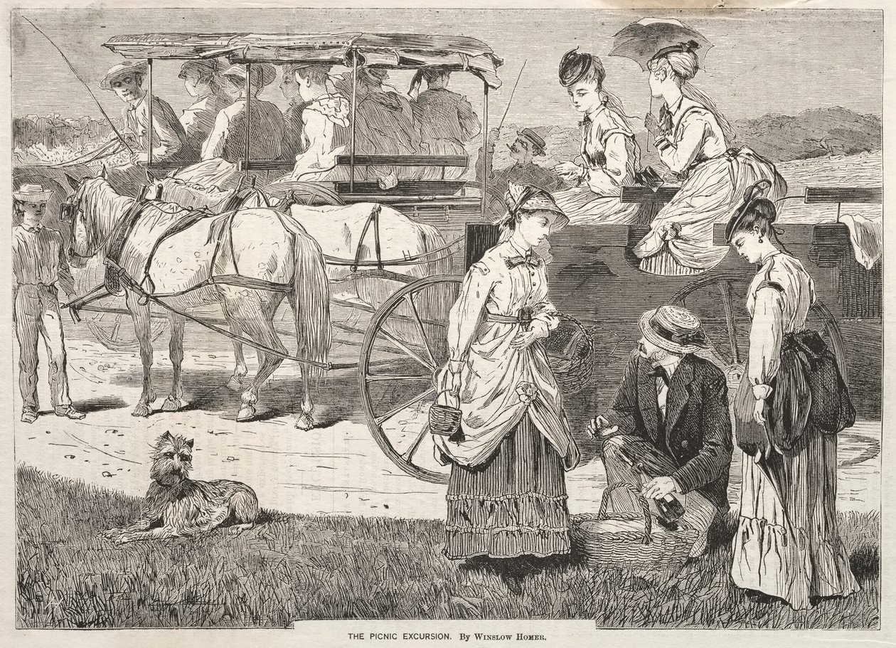 Piknik Gezisi, 1869. by Winslow Homer