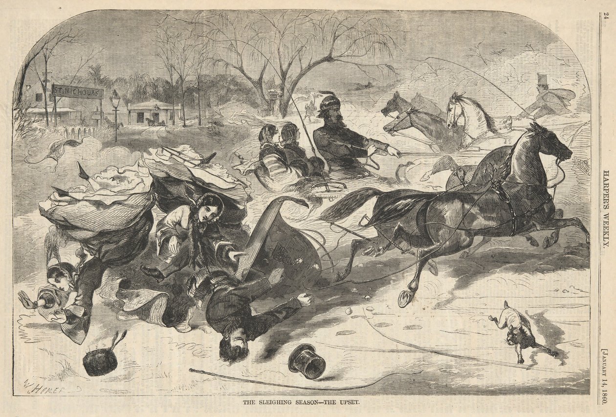 Kızak Sezonu by Winslow Homer