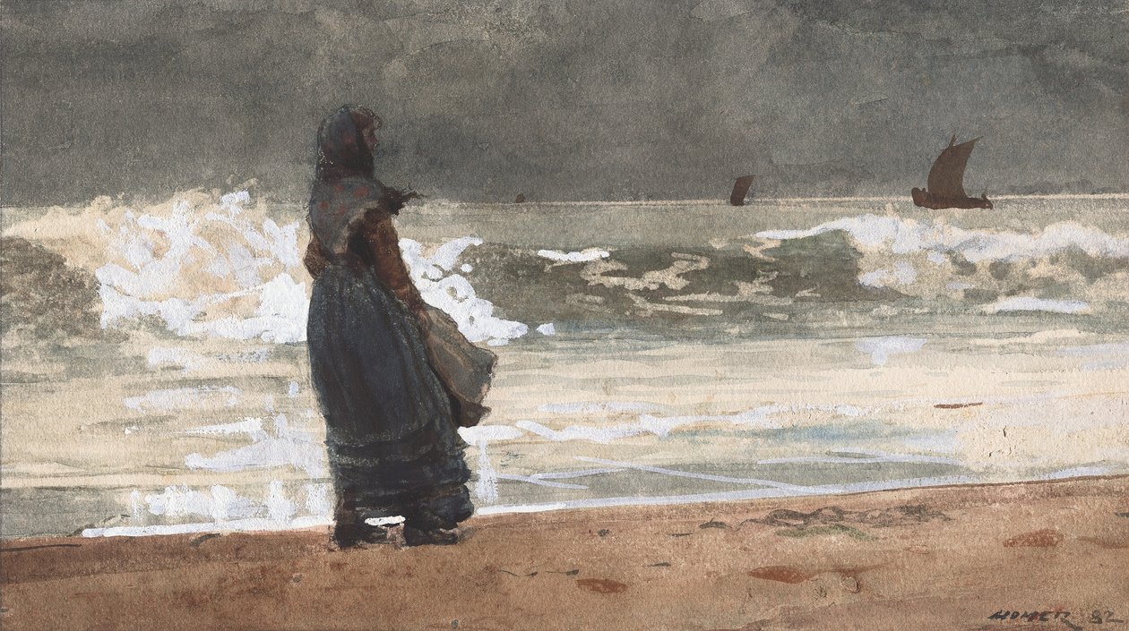 Gözcü, Tynemouth by Winslow Homer