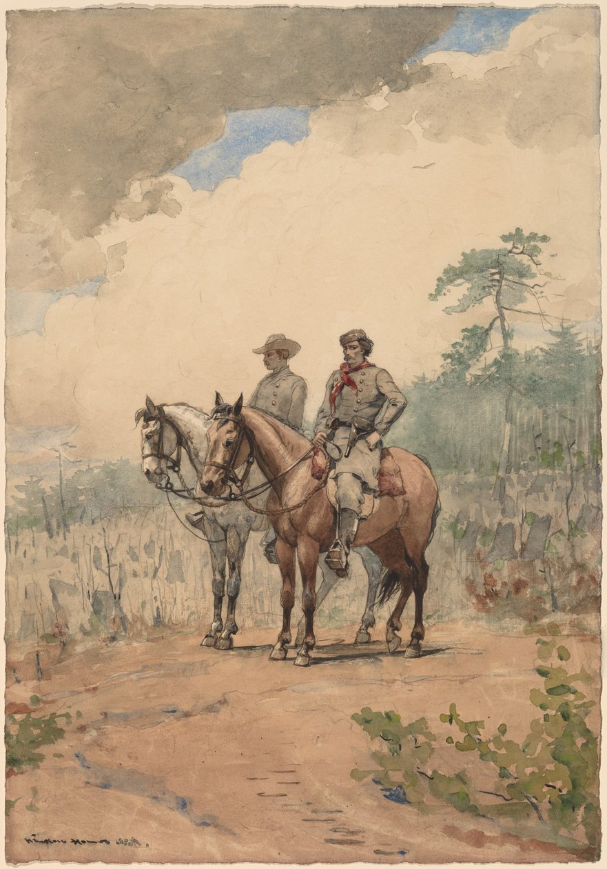 iki izci by Winslow Homer